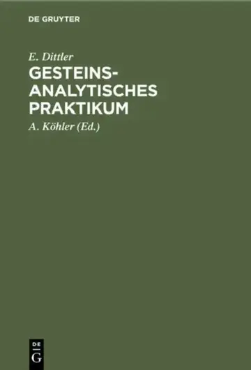 Cover of Gesteinsanalytisches Praktikum