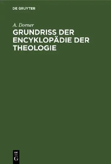 Cover of Grundriss der Encyklopädie der Theologie