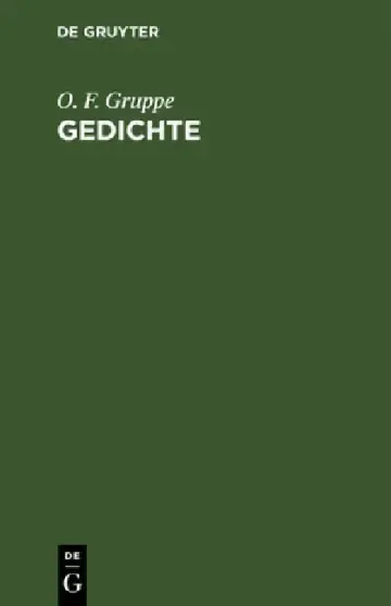 Cover of Gedichte