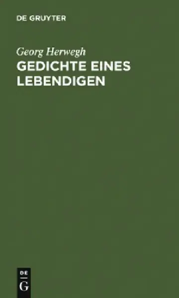 Cover of Gedichte eines Lebendigen