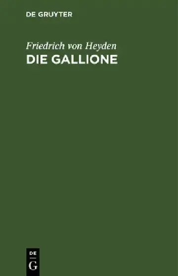 Cover of Die Gallione