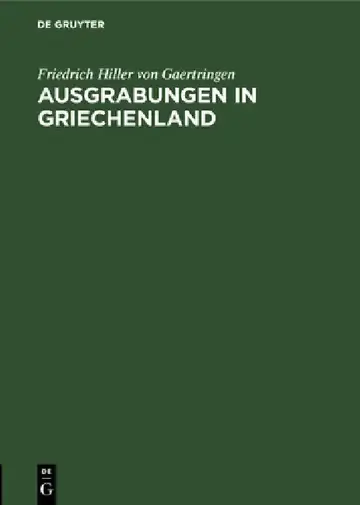 Cover of Ausgrabungen in Griechenland