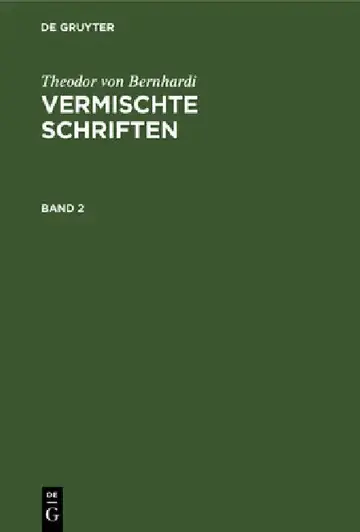 Cover of Vermischte Schriften