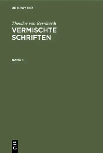 Cover of Vermischte Schriften