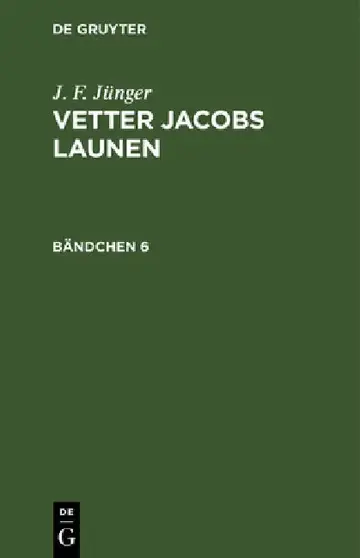 Cover of J. F. Jünger