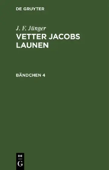 Cover of J. F. Jünger