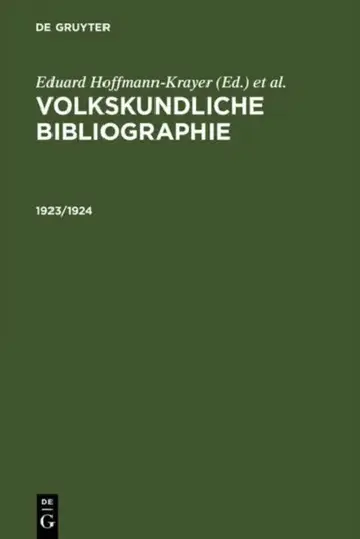 Cover of 1923/1924