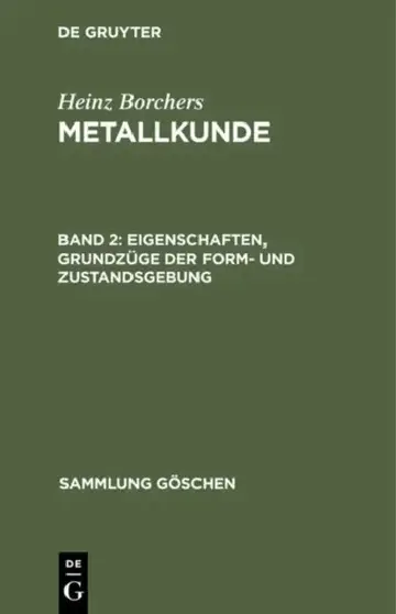 Cover of Eigenschaften, Grundzüge der Form- und Zustandsgebung