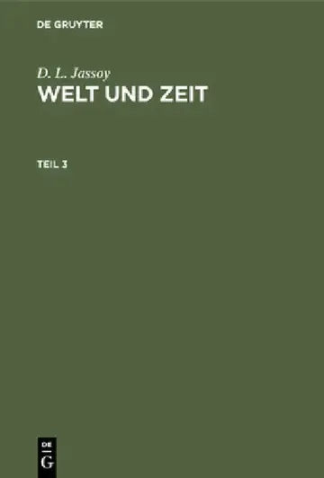 Cover of Welt und Zeit