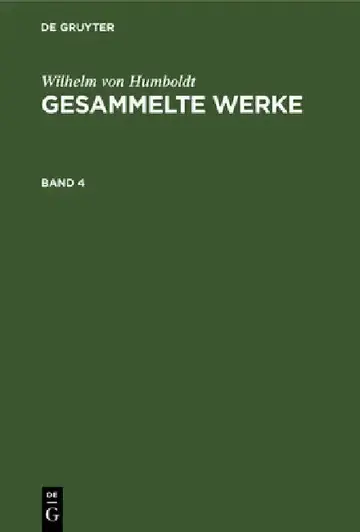 Cover of Wilhelm Von Humboldt