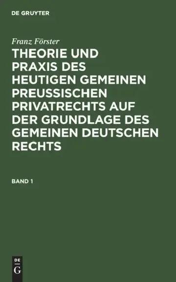 Cover of Franz Förster