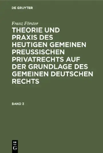 Cover of Franz Förster