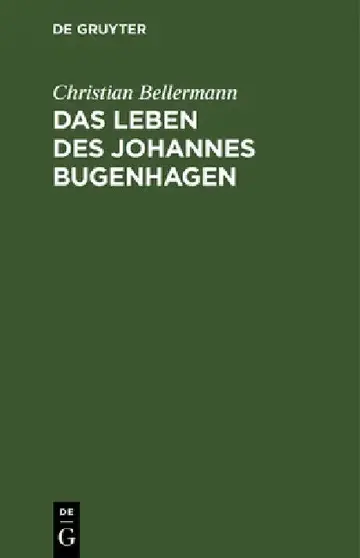 Cover of Das Leben Des Johannes Bugenhagen