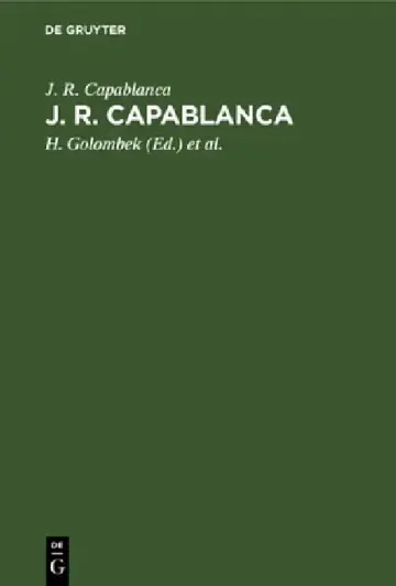 Cover of J. R. Capablanca