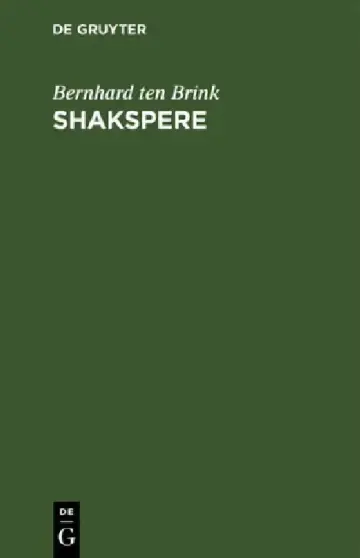 Cover of Shakspere