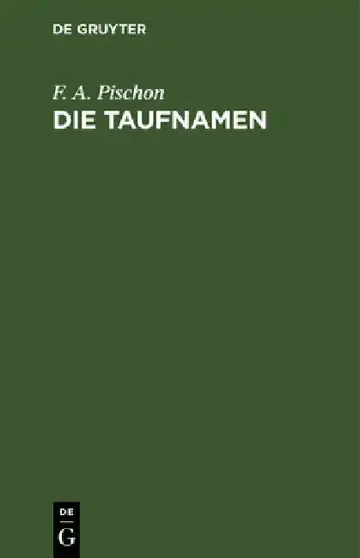 Cover of Die Taufnamen