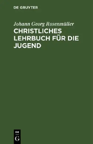 Cover of Christliches Lehrbuch Für Die Jugend