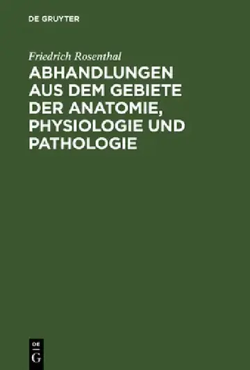 Cover of Abhandlungen Aus Dem Gebiete Der Anatomie, Physiologie Und Pathologie