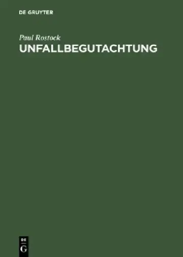 Cover of Unfallbegutachtung