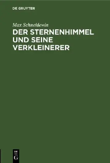 Cover of Der Sternenhimmel und seine Verkleinerer