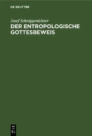 Cover of Der entropologische Gottesbeweis