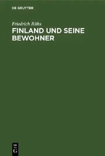 Cover of Finland Und Seine Bewohner