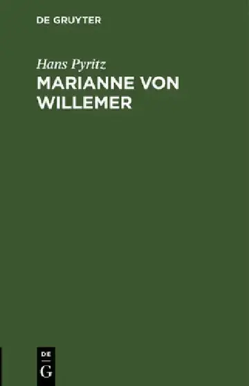 Cover of Marianne Von Willemer
