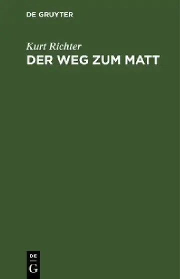 Cover of Der Weg Zum Matt