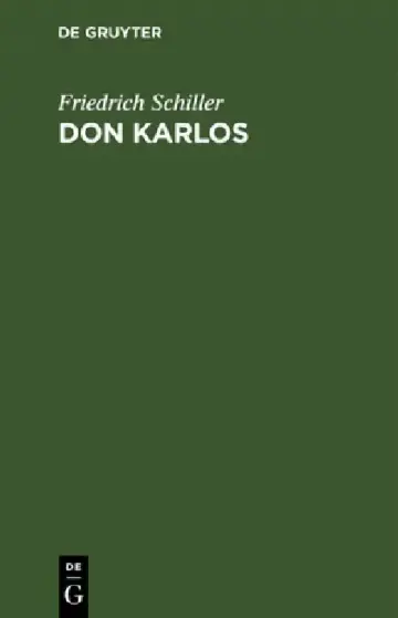 Cover of Don Karlos