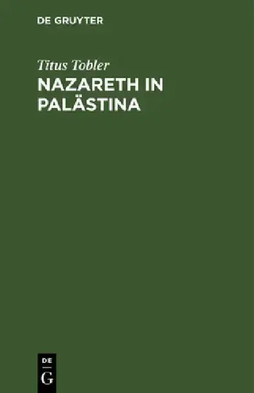 Cover of Nazareth in Palästina