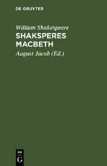 Cover of Shaksperes Macbeth