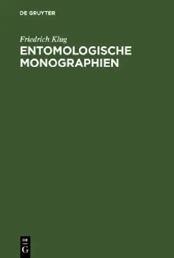 Cover of Entomologische Monographien