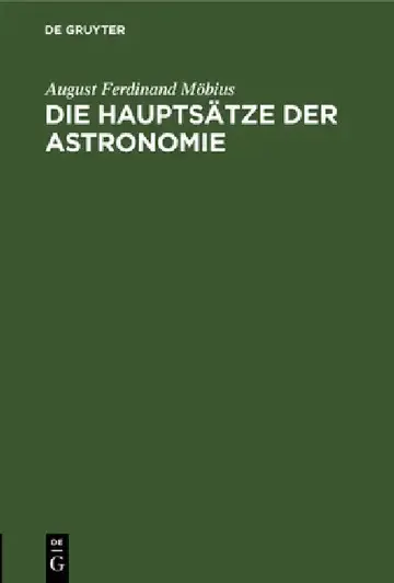 Cover of Die Hauptsätze Der Astronomie