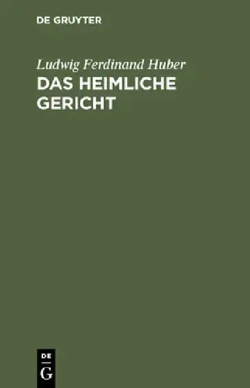 Cover of Das Heimliche Gericht