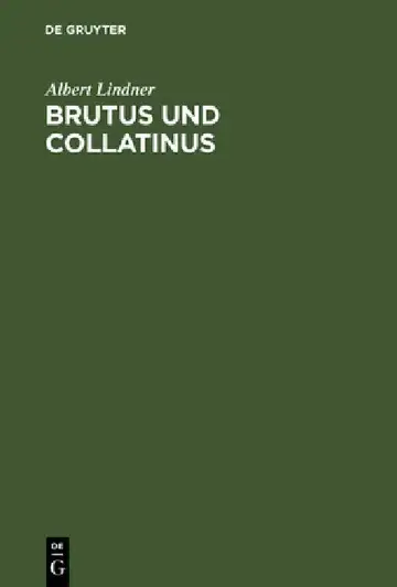 Cover of Brutus und Collatinus