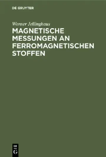 Cover of Magnetische Messungen an ferromagnetischen Stoffen