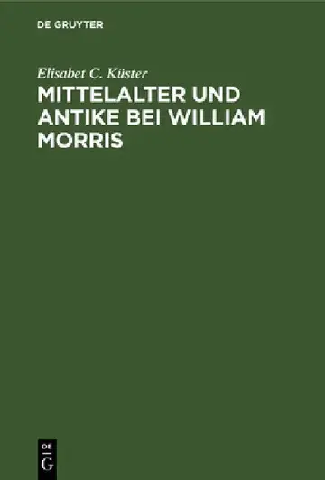Cover of Mittelalter Und Antike Bei William Morris