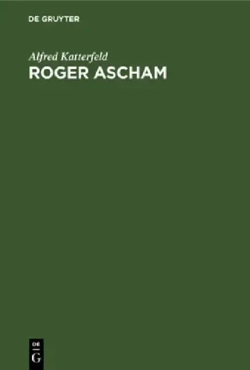 Cover of Roger Ascham