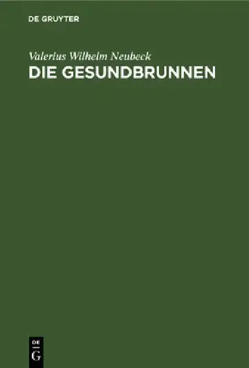 Cover of Die Gesundbrunnen