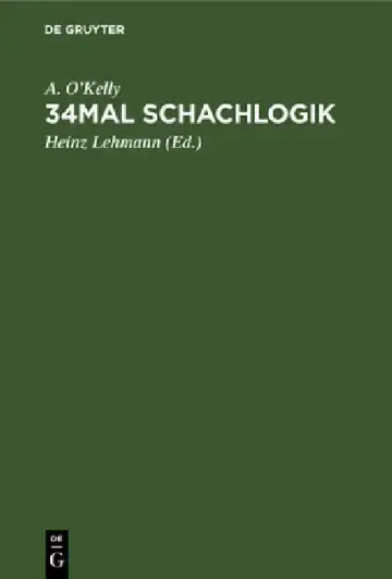 Cover of 34mal Schachlogik