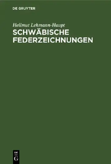 Cover of Schwäbische Federzeichnungen