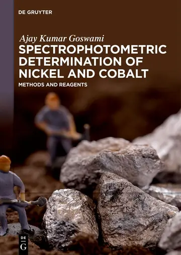Cover of Spectrophotometric Determination of Nickel and Cobalt