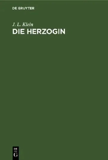 Cover of Die Herzogin