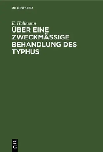 Cover of Über Eine Zweckmäßige Behandlung Des Typhus