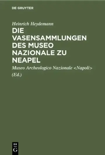 Cover of Die Vasensammlungen Des Museo Nazionale Zu Neapel