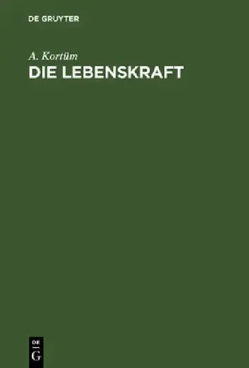 Cover of Die Lebenskraft