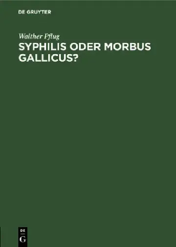 Cover of Syphilis oder morbus gallicus?