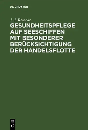 Cover of Gesundheitspflege Auf Seeschiffen Mit Besonderer Berücksichtigung Der Handelsflotte