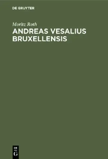 Cover of Andreas Vesalius Bruxellensis