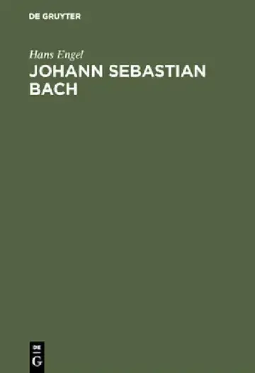 Cover of Johann Sebastian Bach